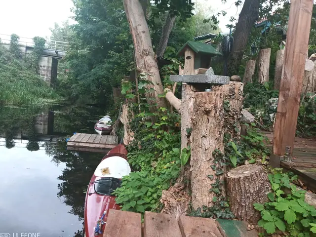 Wasserzugang am Loppiner Kanal